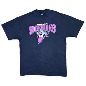 Vintage Hanes Dallas Sidekicks Soccer Crew Neck Tee - Size Large